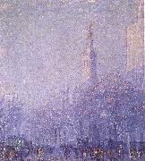 F Usher De Voll Madison Square oil painting reproduction